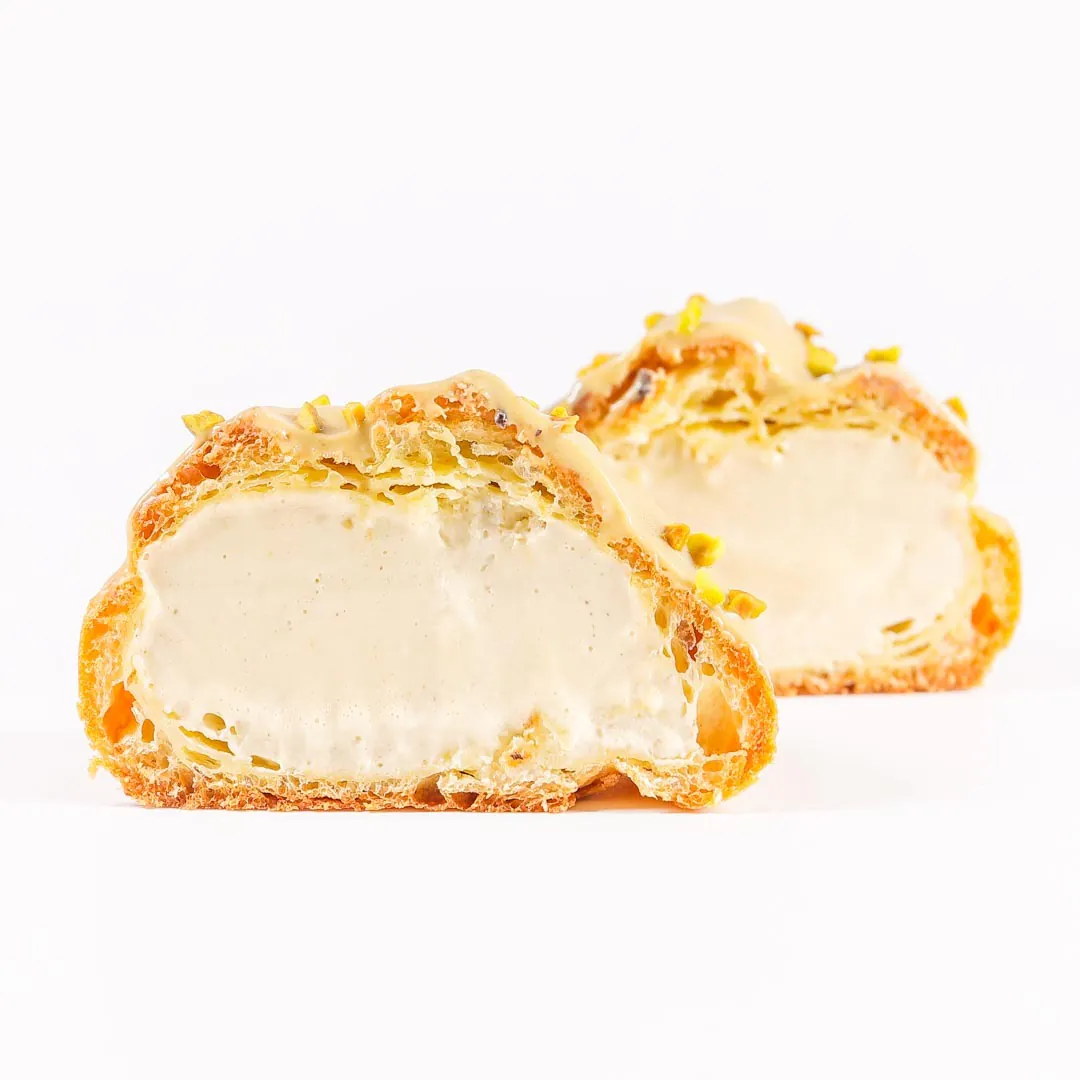 開心果巧克力法式冰淇淋泡芙